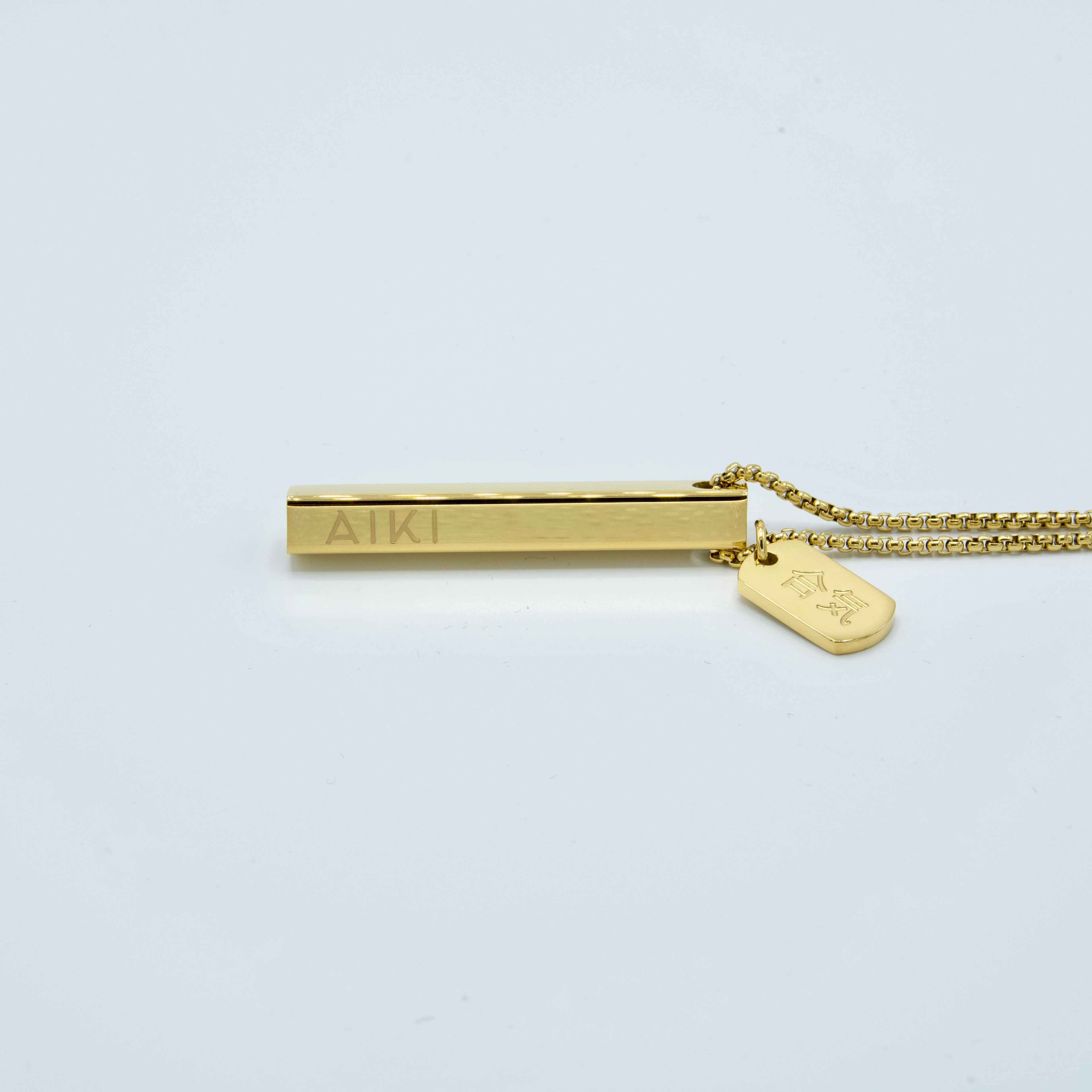 AIKI Solid Square – 14k Gold