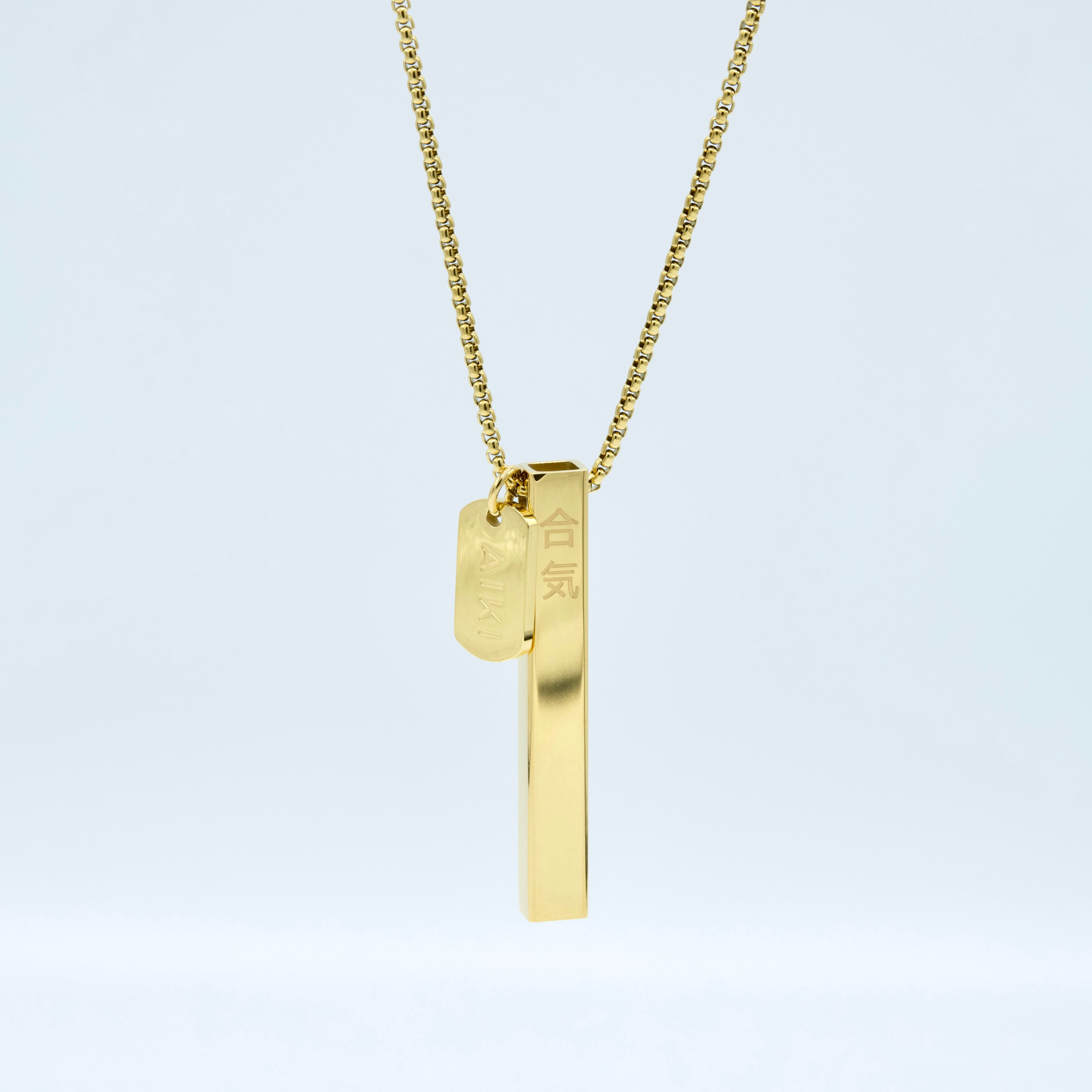 AIKI Solid Square – 14k Gold