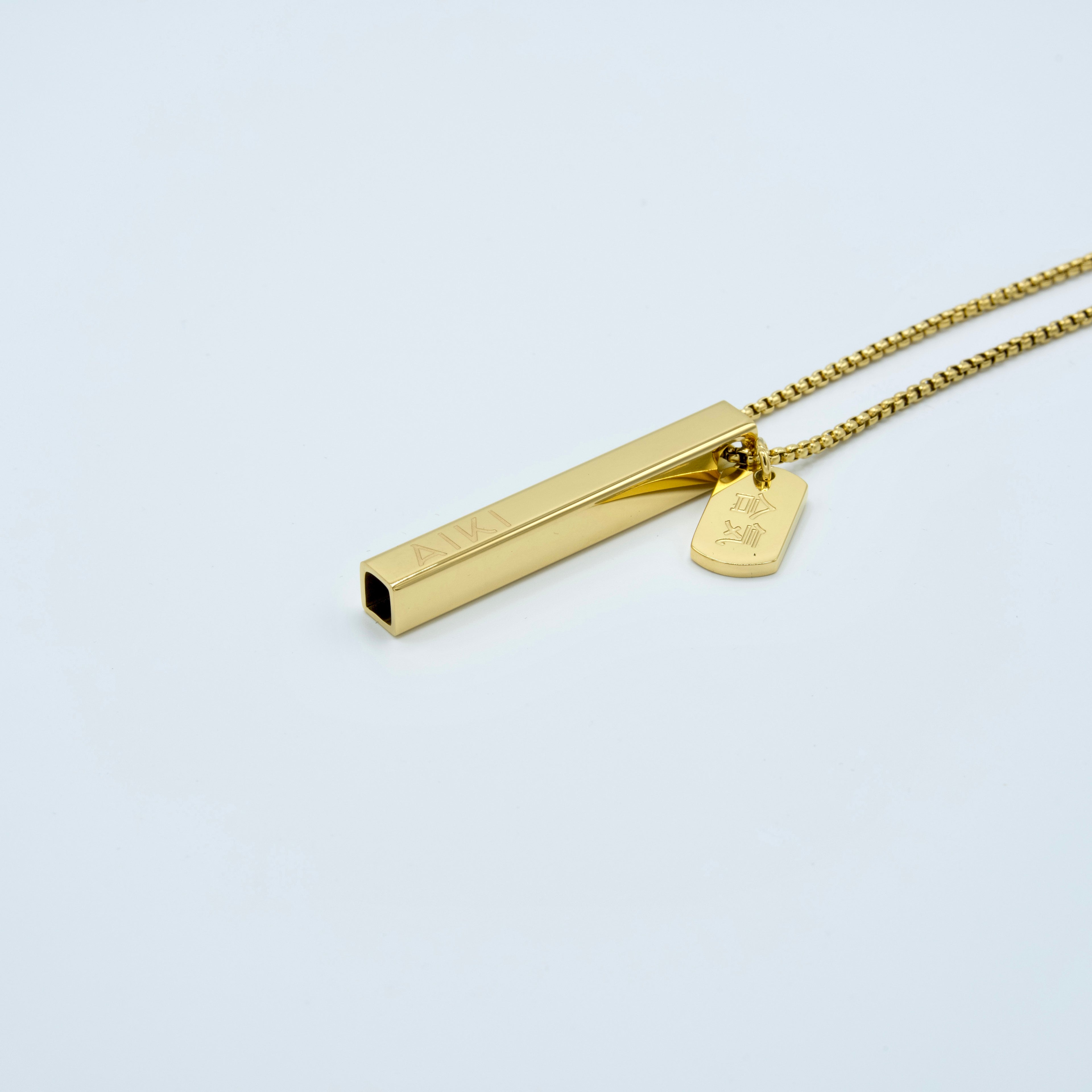 AIKI Solid Square – 14k Gold