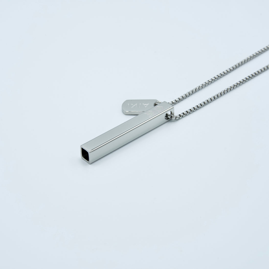 AIKI Solid Square – Sterling Silver