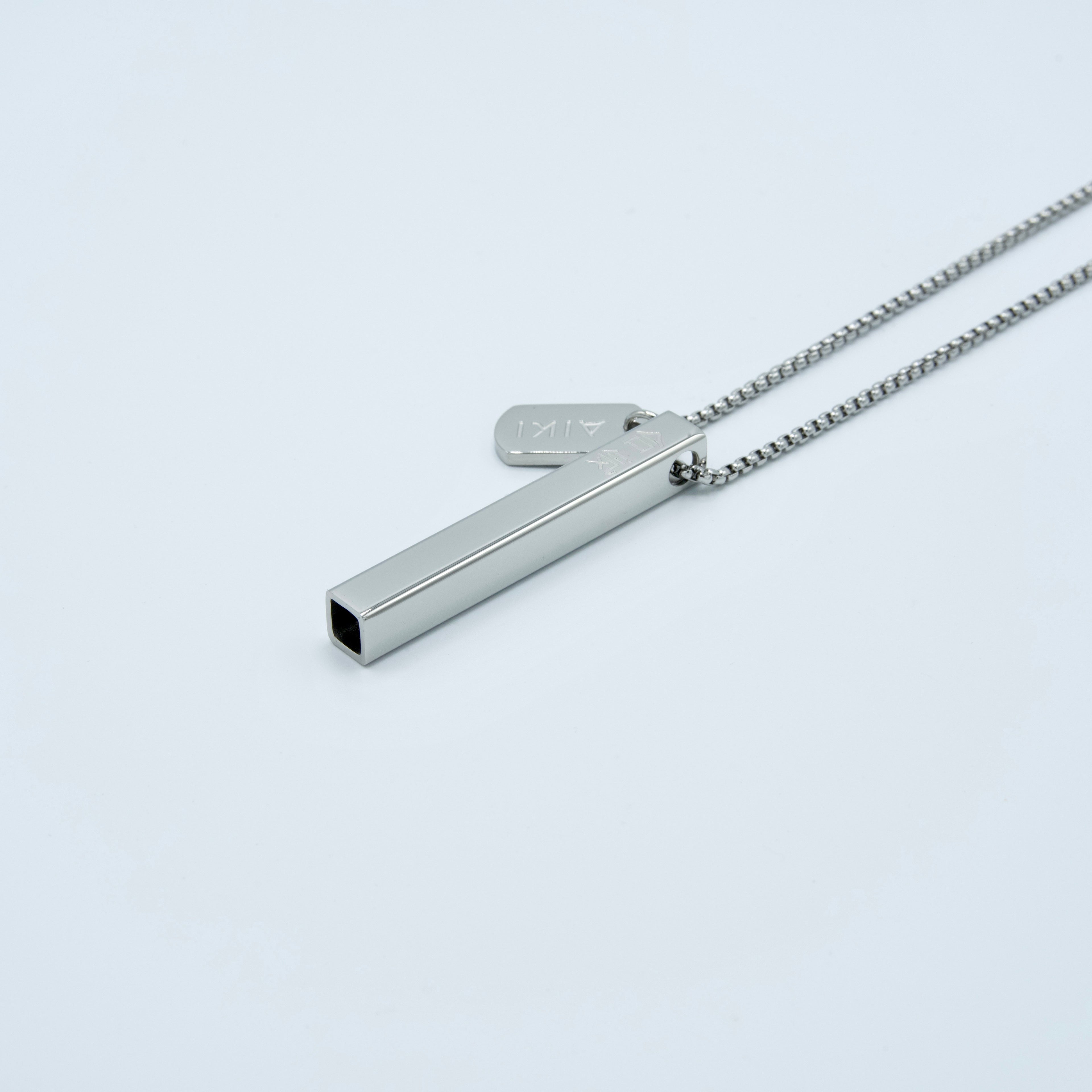 AIKI Sold Square - Sterling Silver